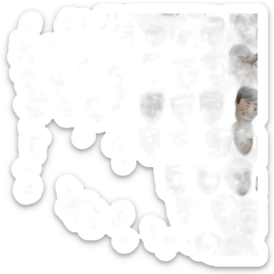 hombre, moreno, con poco vello facial en la barbilla, cabello negro, mediano sticker