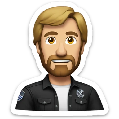 Chuck norris sticker