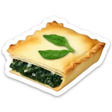 Spanakopita oh spinach pie sticker