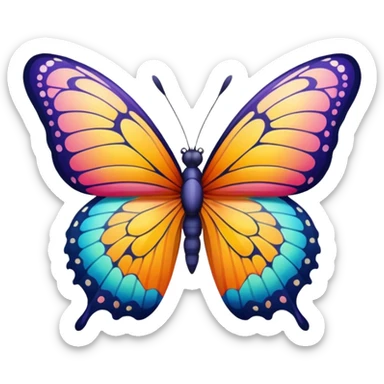 borboleta sticker