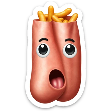 salchichas en una bolsa sticker