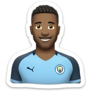 Manchester city club sticker