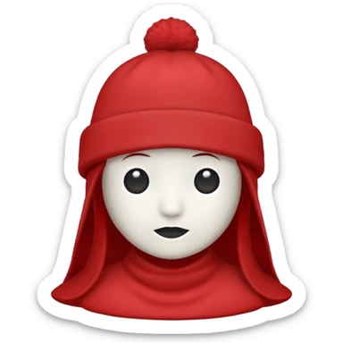 Red hat that says "I AM IN A CULT" in white text sticker