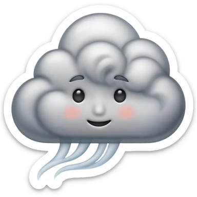 smoke coming out of a blunt sticker