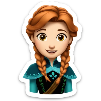Princess Anna Disney sticker