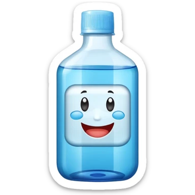 Mouthwash sticker