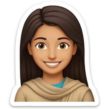 Middle eastern habibi sticker