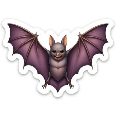 Bat dissection.  sticker