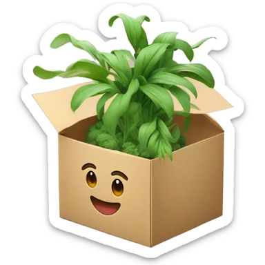 plants bloom in a Chinese noodle box


 sticker