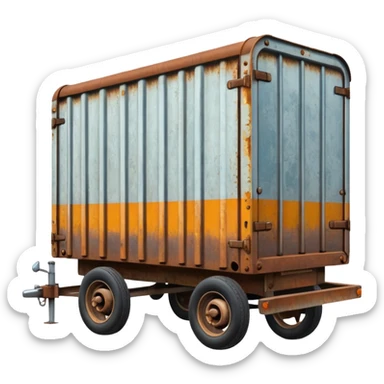 A Transport Utility Trailer sticker