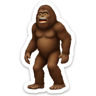 Bigfoot sticker