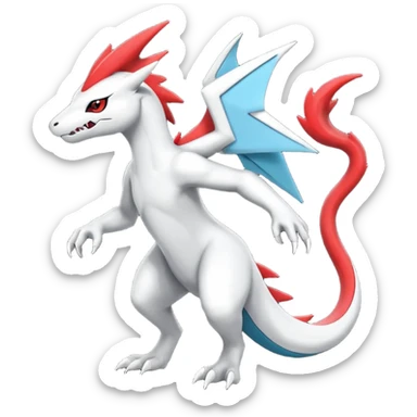 Absol-Salandit-Salamence-Zangoose-Fusion (full body) sticker