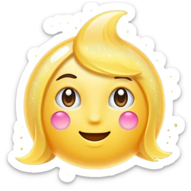 tiny glitter dust floating in the air, very small sparkles scattered everywhere, bright and shiny, like magical fine dust. Rounded, glossy, smooth, soft shadows, white background.




 sticker