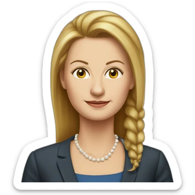 mette frederiksen prime minister of denmark sticker