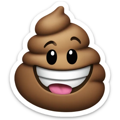 happy poop sticker