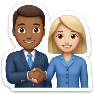 67 handshake sticker