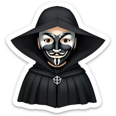 V for vendetta  sticker