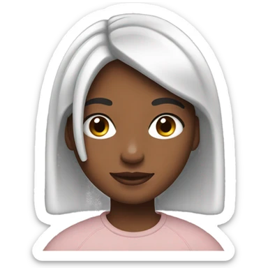 Girl with AirPods Max  sticker