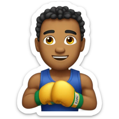 boxing  Tiger champion  sticker
