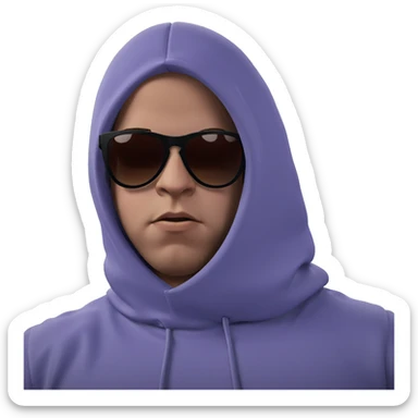 cool boy with sunglasses meme sticker