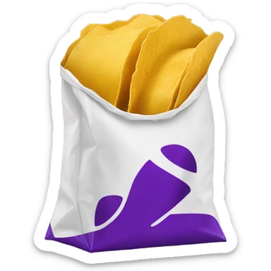Taco Bell bag sticker