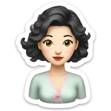 Evelyn Cathy Widjaja - chinese girl sticker