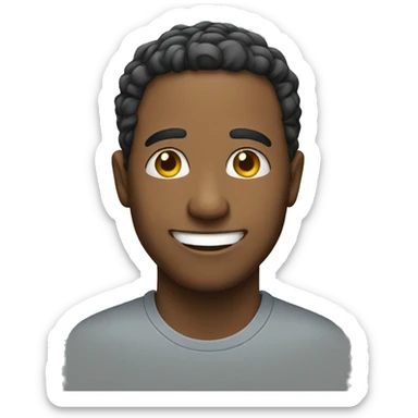 slight embarrassment smiling  sticker