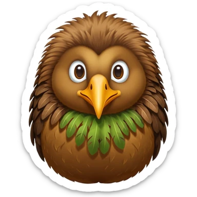 Kiwi bird sticker