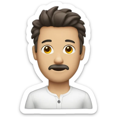 Men Zara shirt sticker