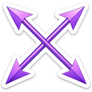 The "Trading Arrow" (Visual)
Instead of the word "FOR," use a custom double-arrow emoji.

Image: Two arrows pointing at each other ↔️ or a circular swap icon 🔄.

Color: Make the arrows Bright Purple. sticker