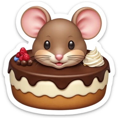 mouse dessert" sticker