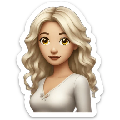 Astrology girl sticker