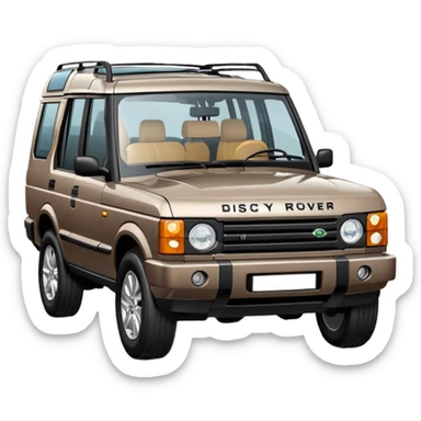 Grey-brown Land Rover Discovery
Apple emoji style. sticker