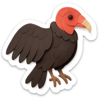 turkey vulture sticker