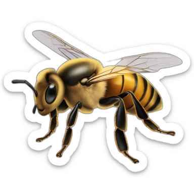 Abeille bourbon sticker