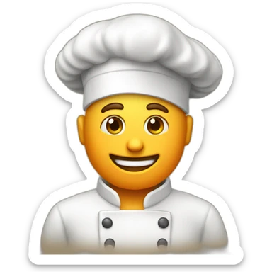 Chef sur une butternut sticker