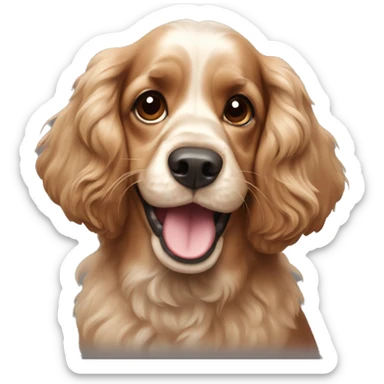 
Cocker Spaniel playing happily sticker