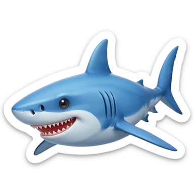 SHARK HAPPY FACE POV sticker