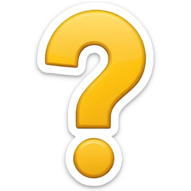 make question sign emoji sticker