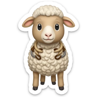 High resolution of   realistic full body sheep without distorted , no extra hybrid sticker