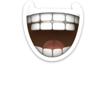 A happy face showing there feet sticker