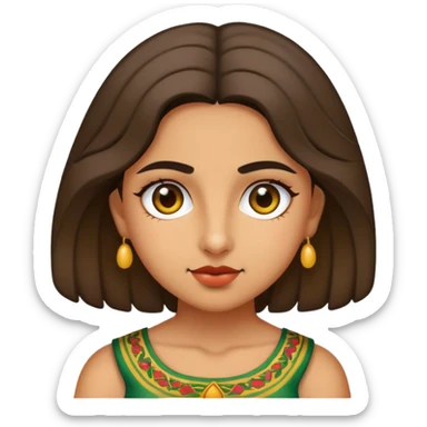 Sicilian girl sticker