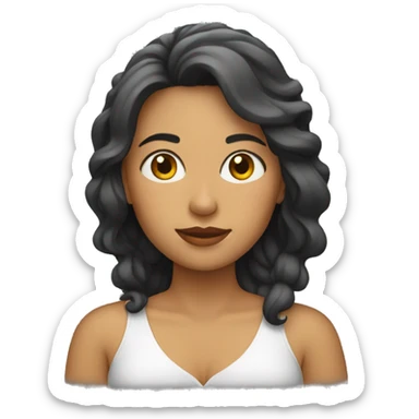 mujer enojada sticker