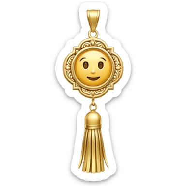 ade tassel pendant sticker