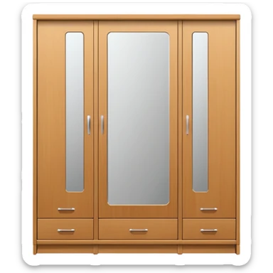 wardrobe modern closed mirror door sticker