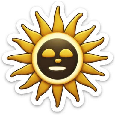 Sun sticker