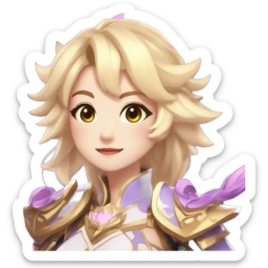 “Lumine” from “Genshin Impact” sticker
