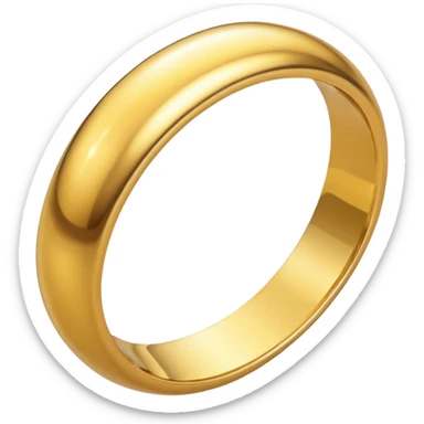 create a golden necklace emoji or bangles or earrings or ring which ever looks visually the most attractive any one or all of them ill choose it should be fully golden sticker