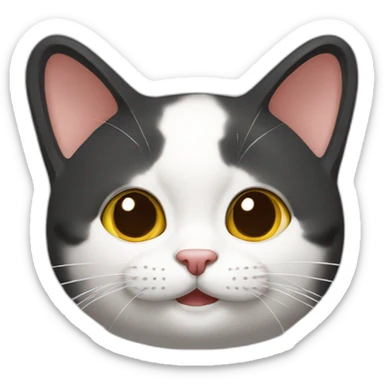 Chinois quk menge un chat sticker