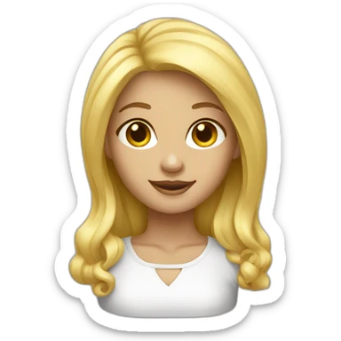product-designer-blond-girl sticker